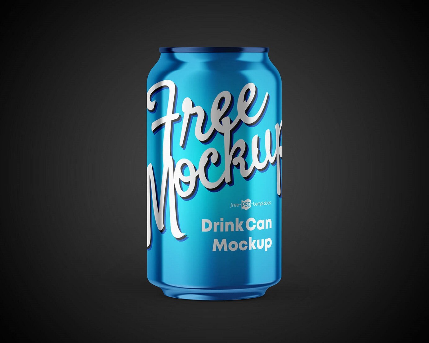 Free metal tin can mockup psd. Free Energy Drink Tin Can Mockup Psd Set Template Download