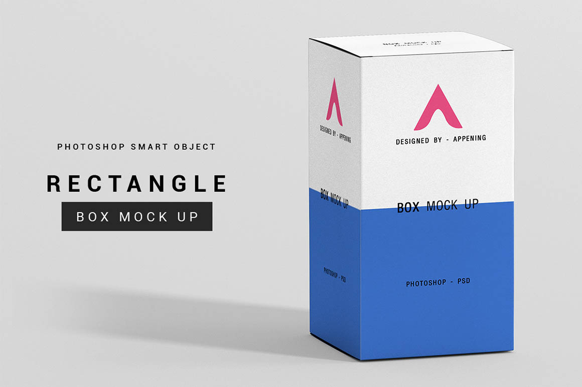 This free rectangular box mockup can be good for implementing a lot. Rectangle Box Mockup Set Psdblast
