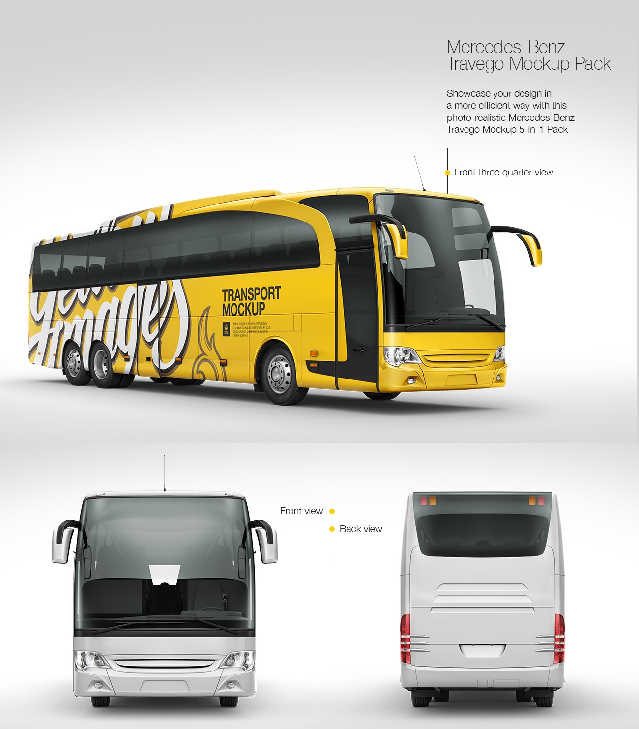 This is a set of best bus mockup psd for showcasing the bus branding and advertising design in a professional way. 160 Best Bus Mockup Templates Free Premium