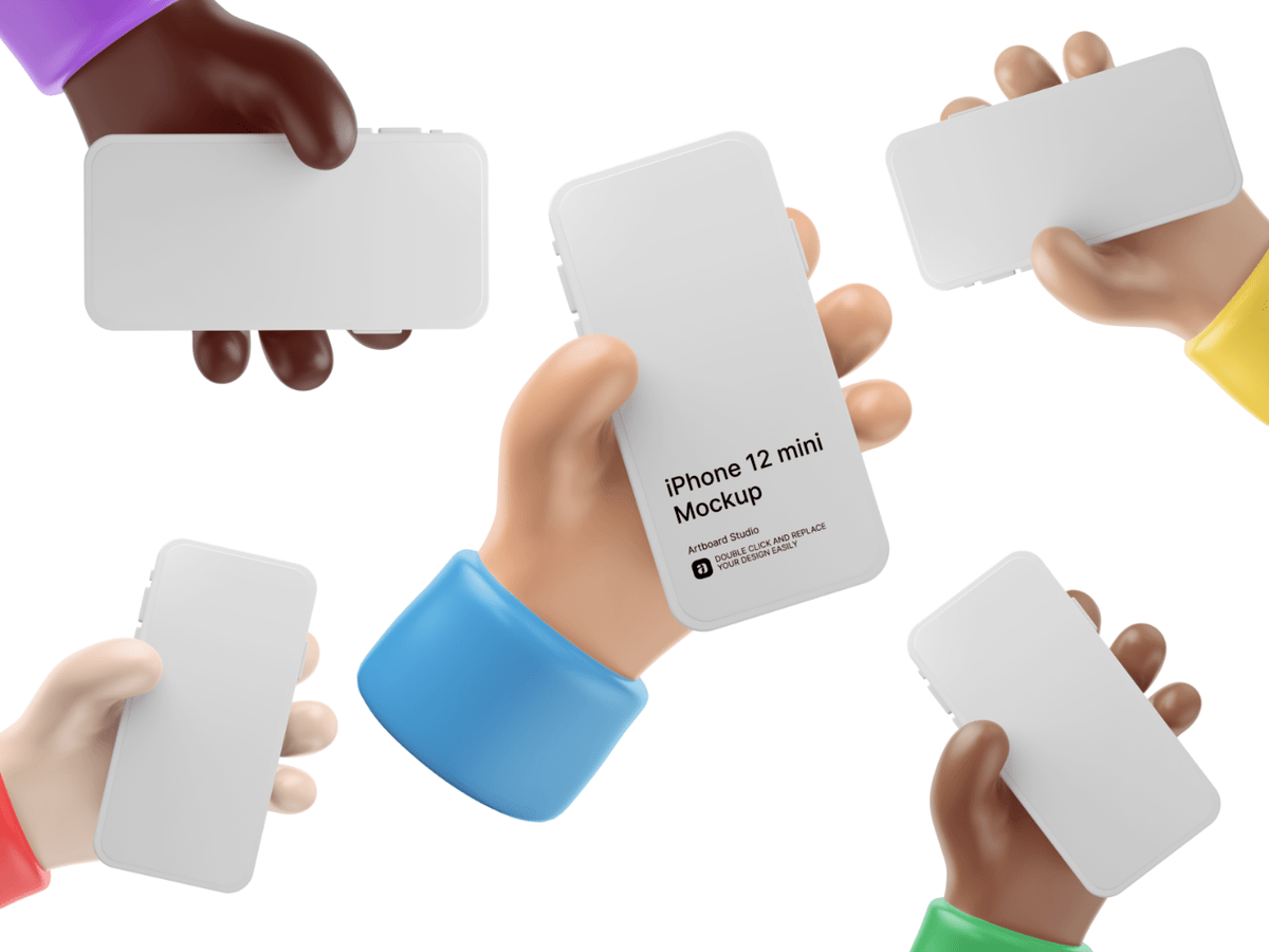 3d cosmetic bottle free mockup scene to showcase your packaging design with a realistic style. 3d Iphone 12 Mockup Template