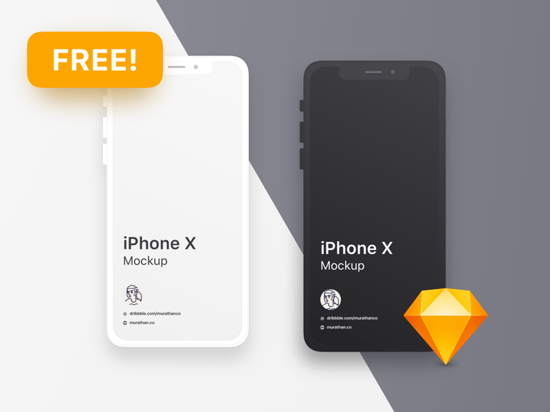 Photo It's vector based so you can scale it . 20 Free Iphone Mockups Psd Sketch December 2021 Ux Planet
