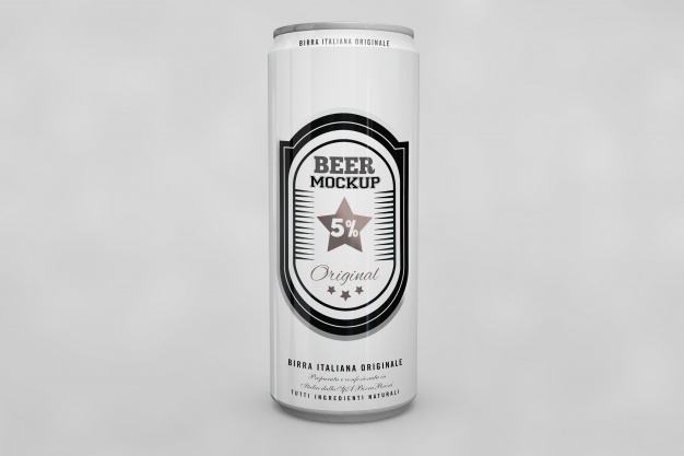 Free tin soda can mockup. 100 Best Beer Can Mockup Templates Free Premium
