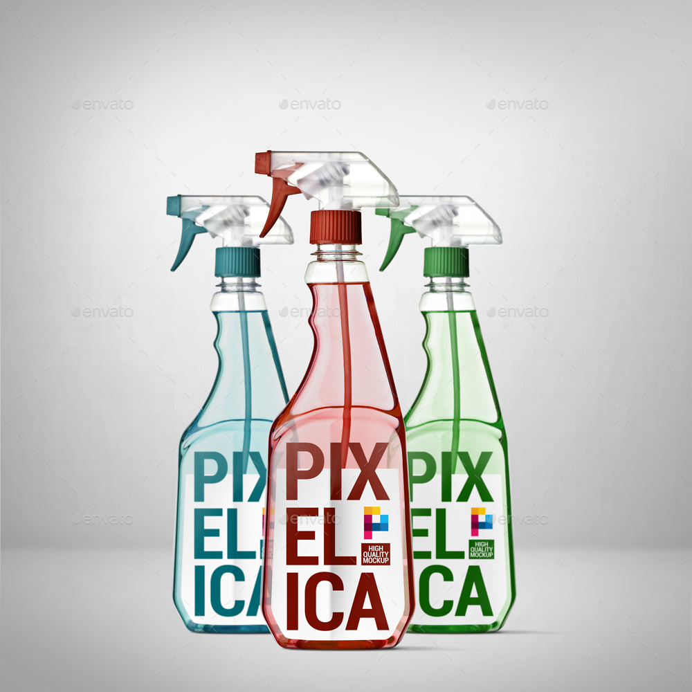 Mockup featuring a slim perfume bottle lying next to its box on a solid color surface. 85 Best Spray Bottle Mockup Templates Free Premium