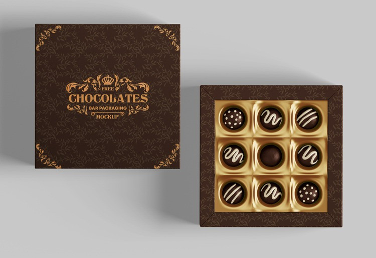 17+ Download Chocolate Package Mockup Free PSD