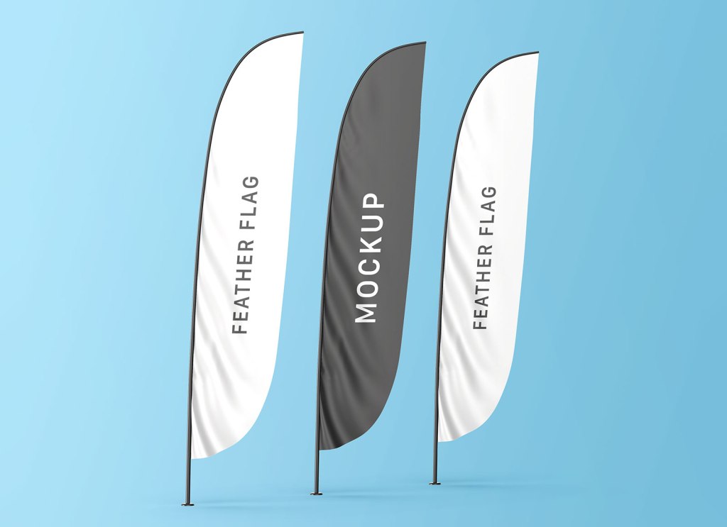 41+ Download Banner Flag Mockup Free&nbsp;PSD