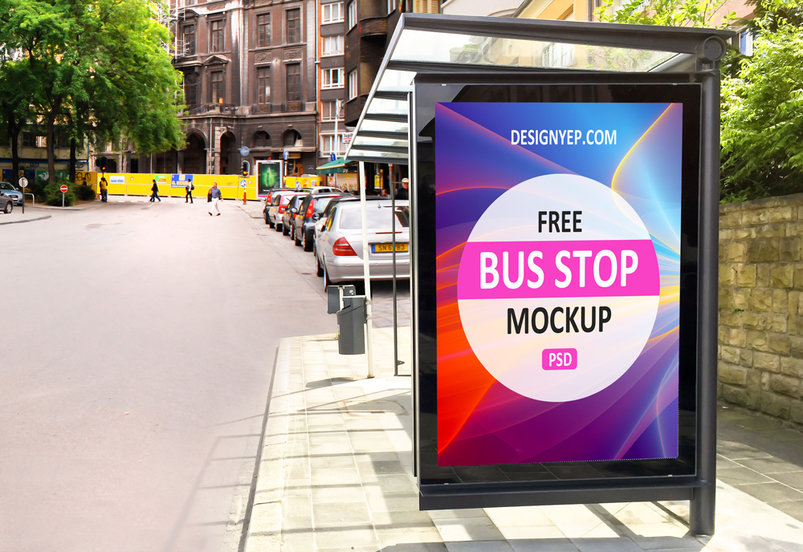 34+ Download Bus Free Mockup&nbsp;PSD
