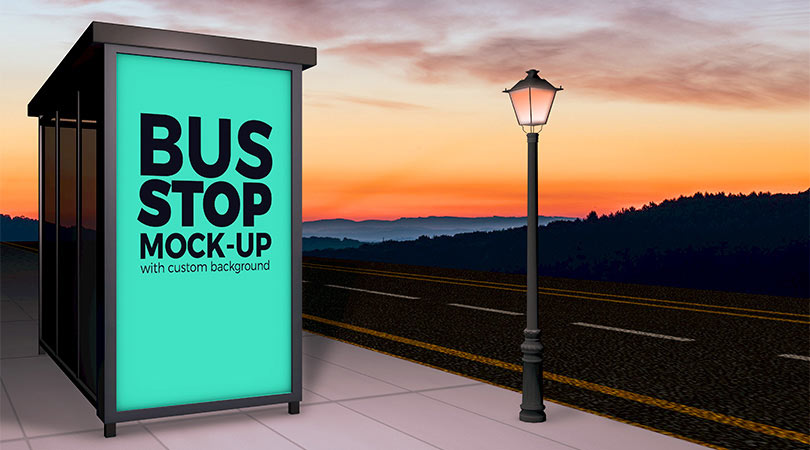 19+ Download Bus Shelter Mockup Free&nbsp;PSD