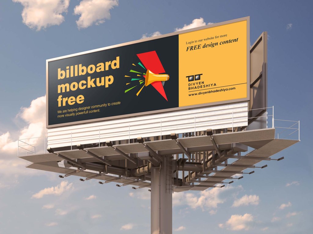 39+ Download Billboard Mockup Free&nbsp;PSD