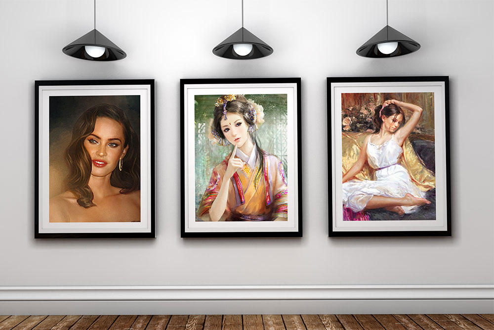 33+ Download Mockup Art Gallery&nbsp;PSD