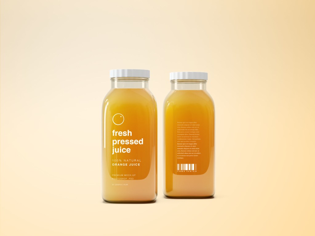 34+ Download Juice Bottle Mockup Free Psd&nbsp;PSD