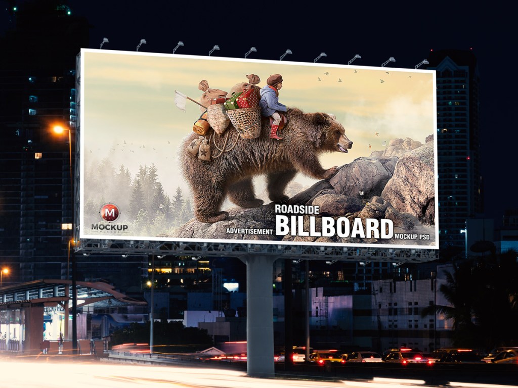 44+ Download Free Billboard Mockup Template PSD