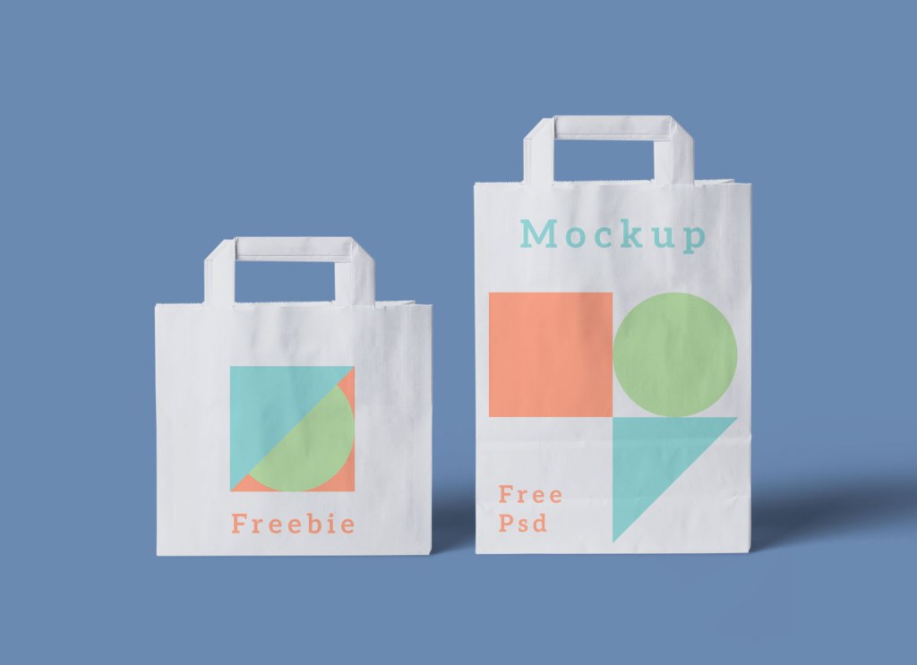 46+ Download Paper Shopping Bag Mockup Psd&nbsp;PSD