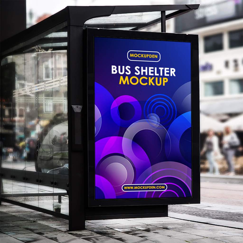 36+ Download Bus Shelter Mockup Free Psd&nbsp;PSD