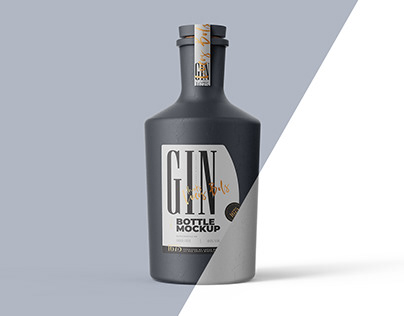42+ Download Gin Bottle Mockup Psd Free&nbsp;PSD