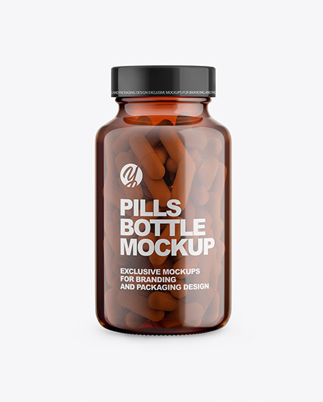 18+ Download Pill Bottle Psd Mockup PSD
